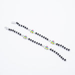 Orignal Black Beads Multicolor Tortoise Silver Nazariya for Kids