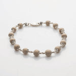 Tulsi Beads Silver Bracelet 5-6 MM
