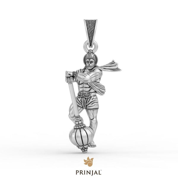 Hanuman Ji Silver Pendant