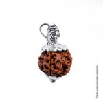 Orignal Adiyogi Pendant (4 Mukhi Nepali Rudraksha) With Chain