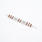 Rudraksha Silver Two Jay Thakar Brooch Bracelet