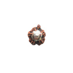 Ganesh Mukhi Rudraksha Silver Capping Pendant ( Nepali )