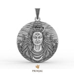 Lord Mahadev Silver Pendant