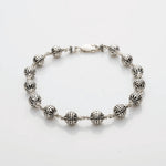 Round Beads silver Bracelet