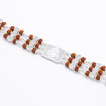 Original Ganesh Brooch Rudraksha Bracelet