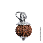 Orignal Adiyogi Pendant (7 Mukhi Nepali Rudraksha) With Chain