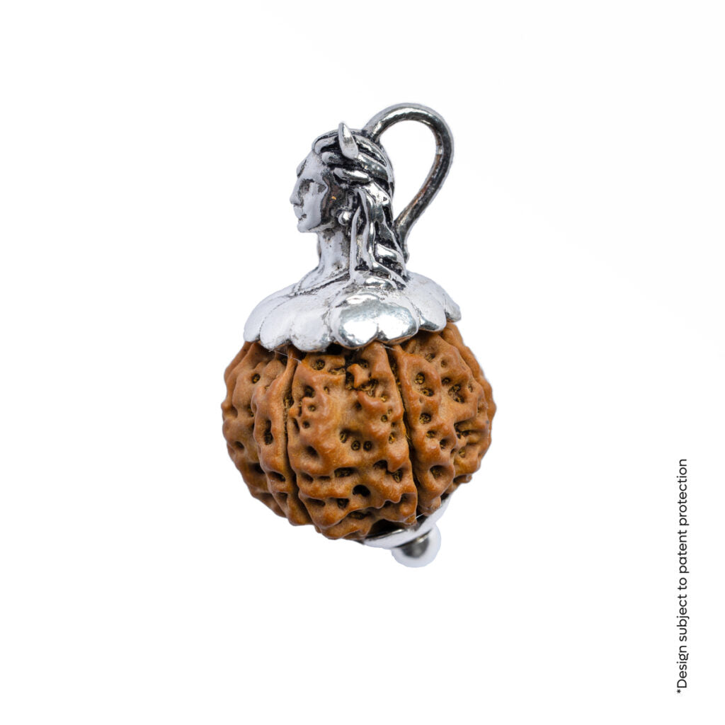 Adiyogi Pendant (8 Mukhi Nepali  Rudraksha)
