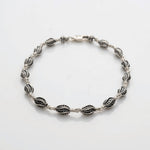 Marquise Beads Silver Bracelet