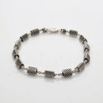 Triangle Silver Beads Bracelet