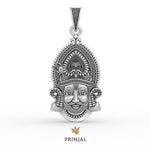 Khatu Shaym Baba Silver Pendent
