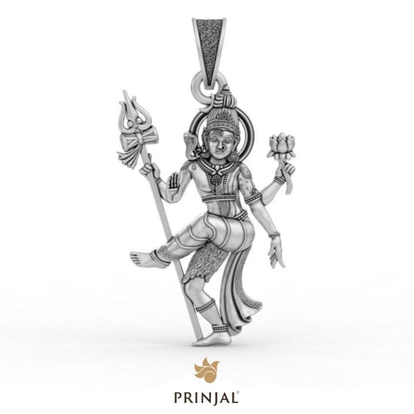 Nataraja silver pendant