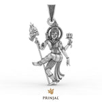 Nataraja silver pendant