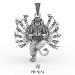 Narasimha Silver Pendant