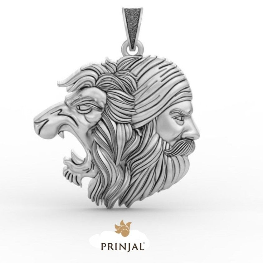 Chhatrapati Shivaji Maharaj Silver Pendant