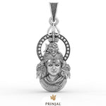 Divine Mahadev Trishul Silver Pendant
