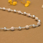 5–6 mm Tulsi Beads with CNC Silver Mala