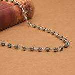 Shivling Silver Beads Mala
