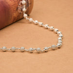 5–6 mm Premium CNC Silver Beads Mala
