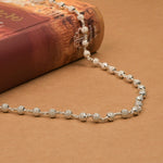 5–6 mm Premium CNC Silver Beads Mala