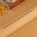 Shree Hari Rudraksha Silver Beads Bracelet