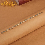 Pure Tulsi With Silver Shivling Beads Bracelet