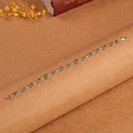 Hollow Circular Silver Beads Bracelet