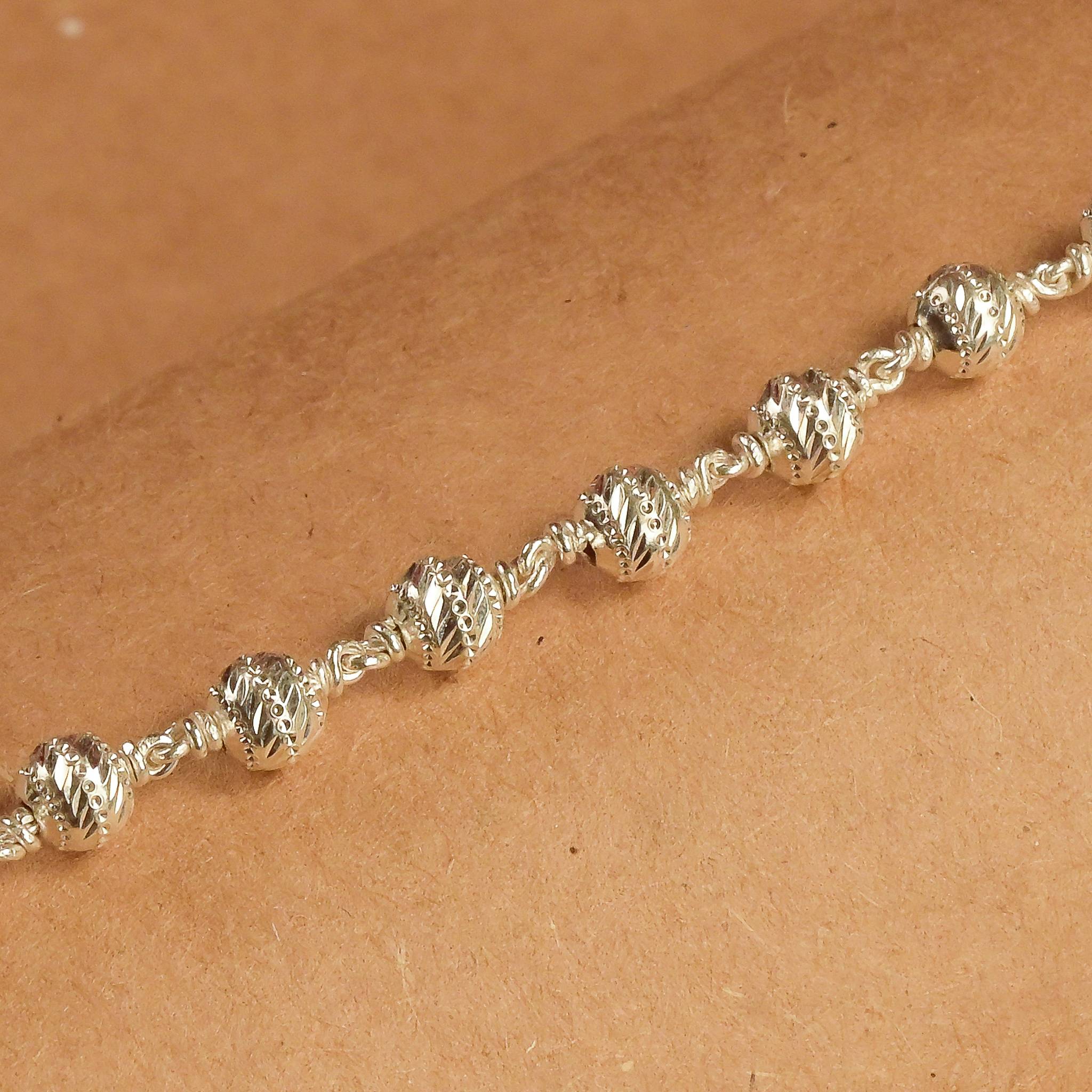 Traditional 5–6 MM CNC Beads Bracelet