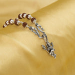 Nataraja silver pendant With Rudraksha Mala