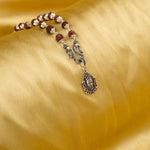 Lord Mahakal Silver Pendant With Rudraksha Mala