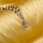 Mahakal Rudra Silver Pendant With Rudraksha Mala