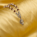 Shree Ram Bhagwan Pendant With Rudraksha Mala
