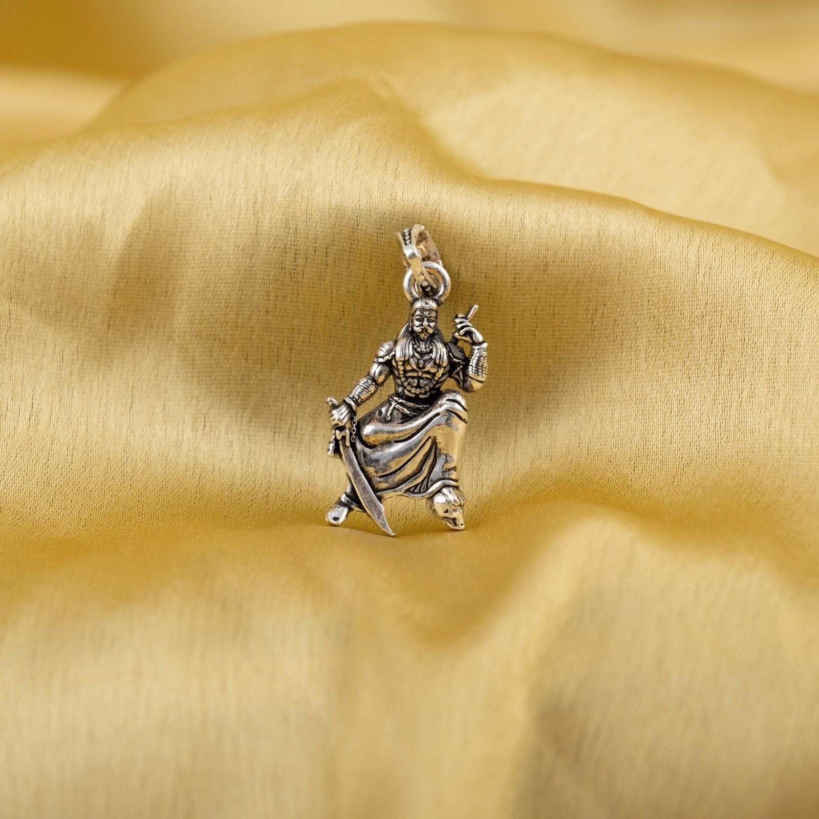 Sangili Karuppar Silver Pendant