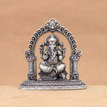 Lord Ganesha Silver Murti