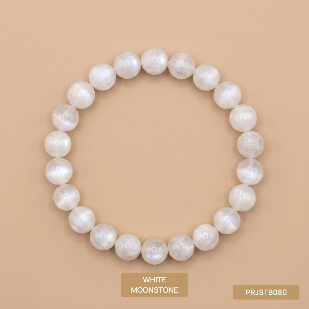 White Moonstone Bracelet