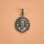 Lord Bajrangbali Silver Pendant