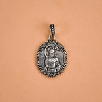 Divine Lord Hanuman Aura Silver Pendant