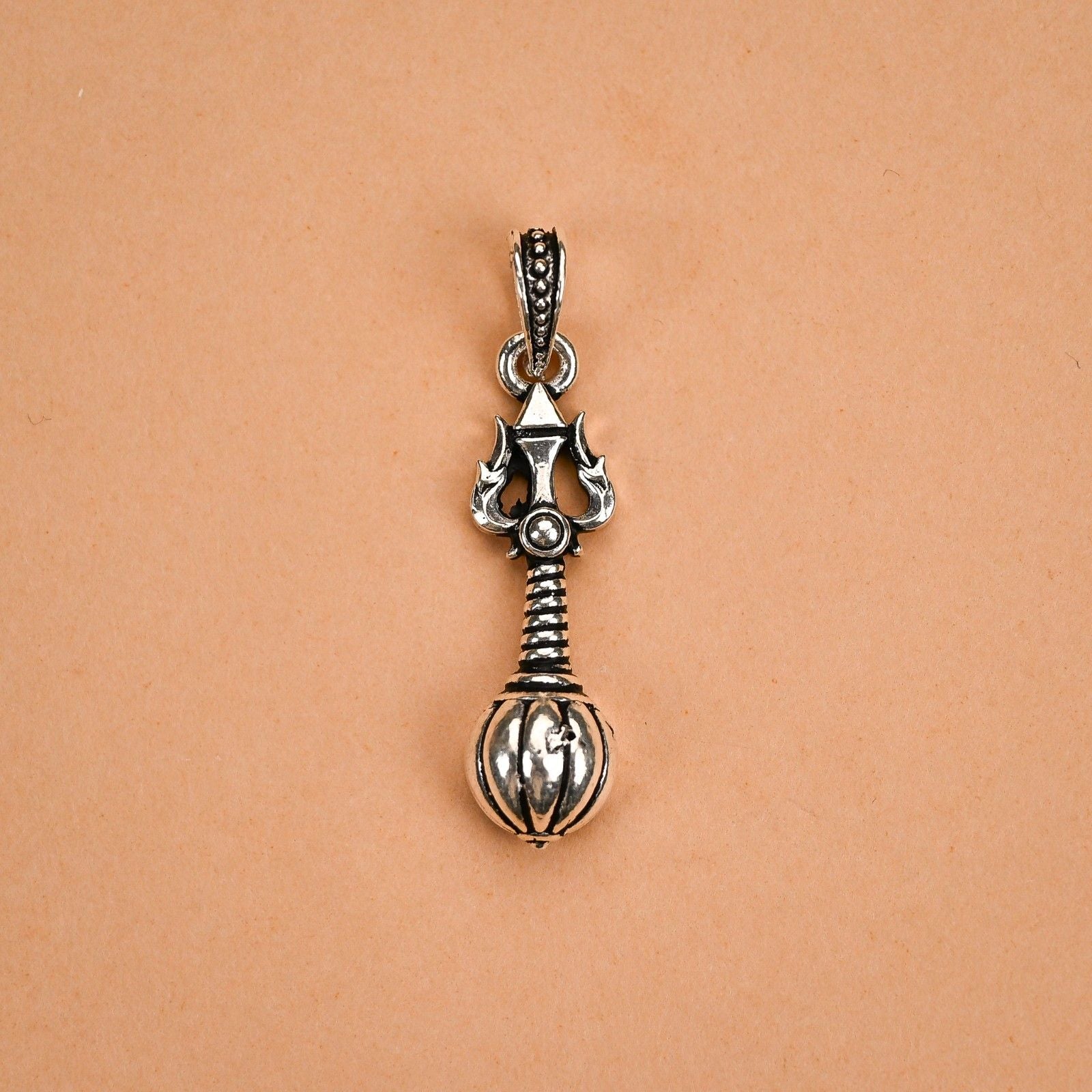 Trishul Silver Pendant