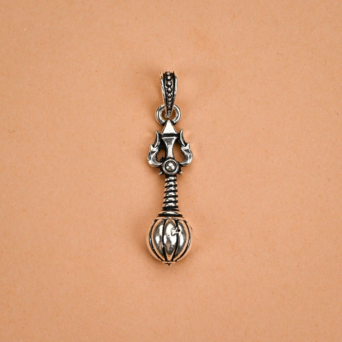 Trishul Silver Pendant