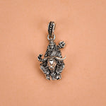 Shiva Nandi Silver Pendant