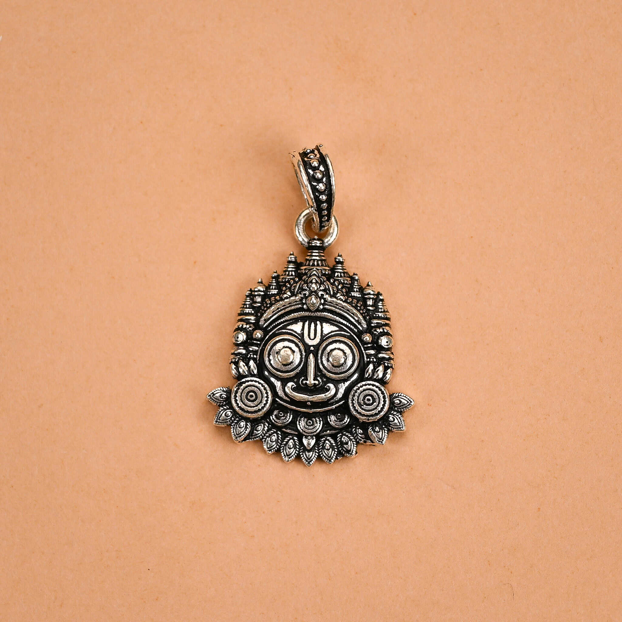 Jagannath Silver Pendant