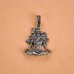 Adiyogi Lord Shiva Silver Pendant