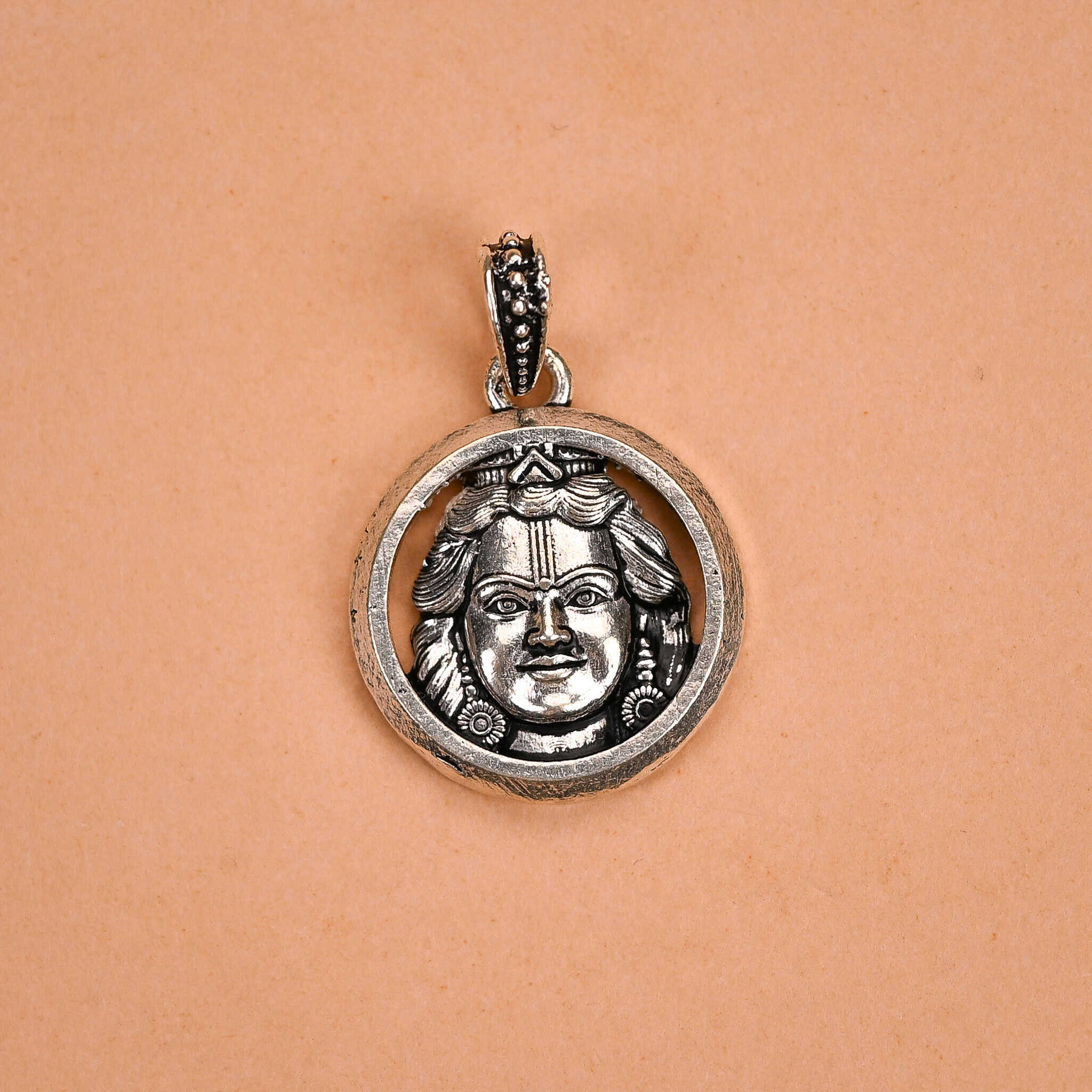 Shree Lord Ram Silver Pendant