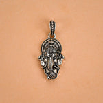 Divine Lord Ganesha Silver Pendant