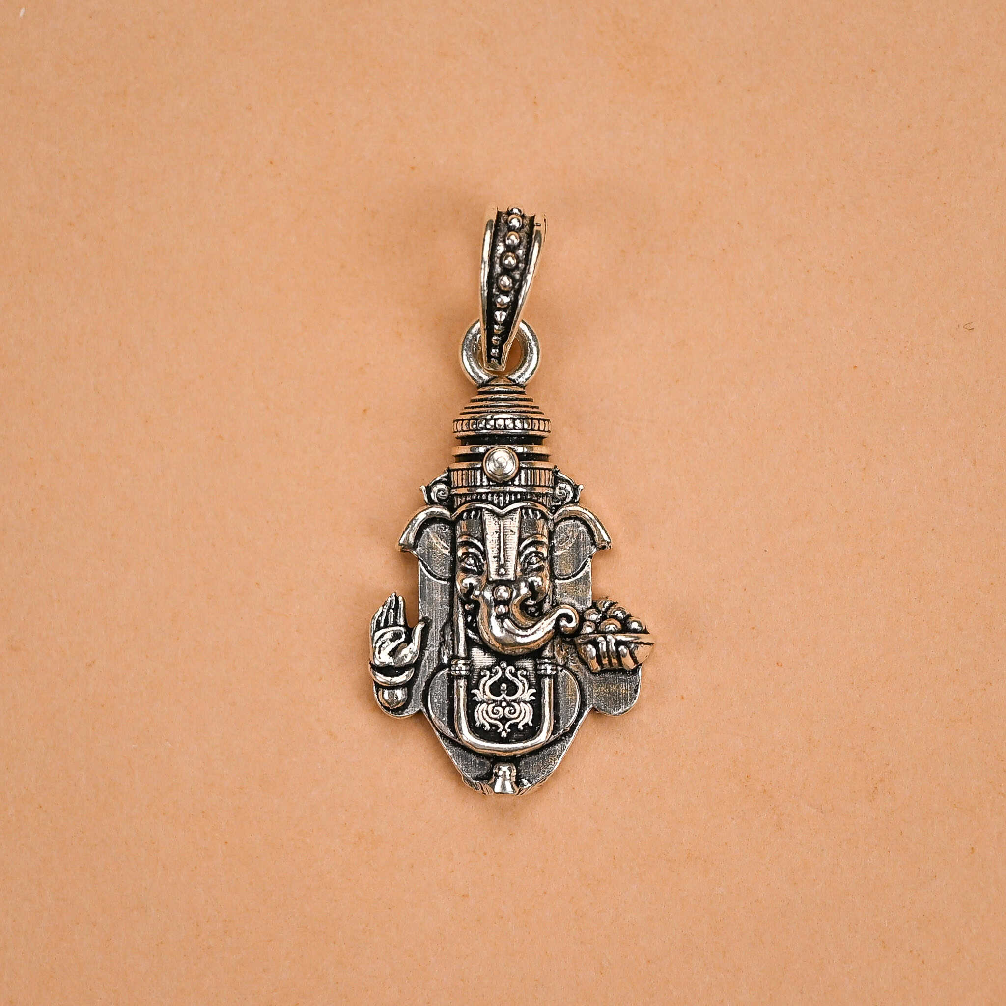 Lord Ganesh ji silver pendant