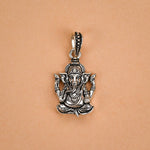 Ganpati Silver Pendant