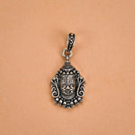 Silver Pendant Lord Mahakal