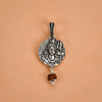 Shiv Ji Rudraksha Silver Pendant