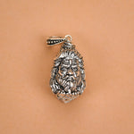 Silver Hanuman With Mahadev Pendant