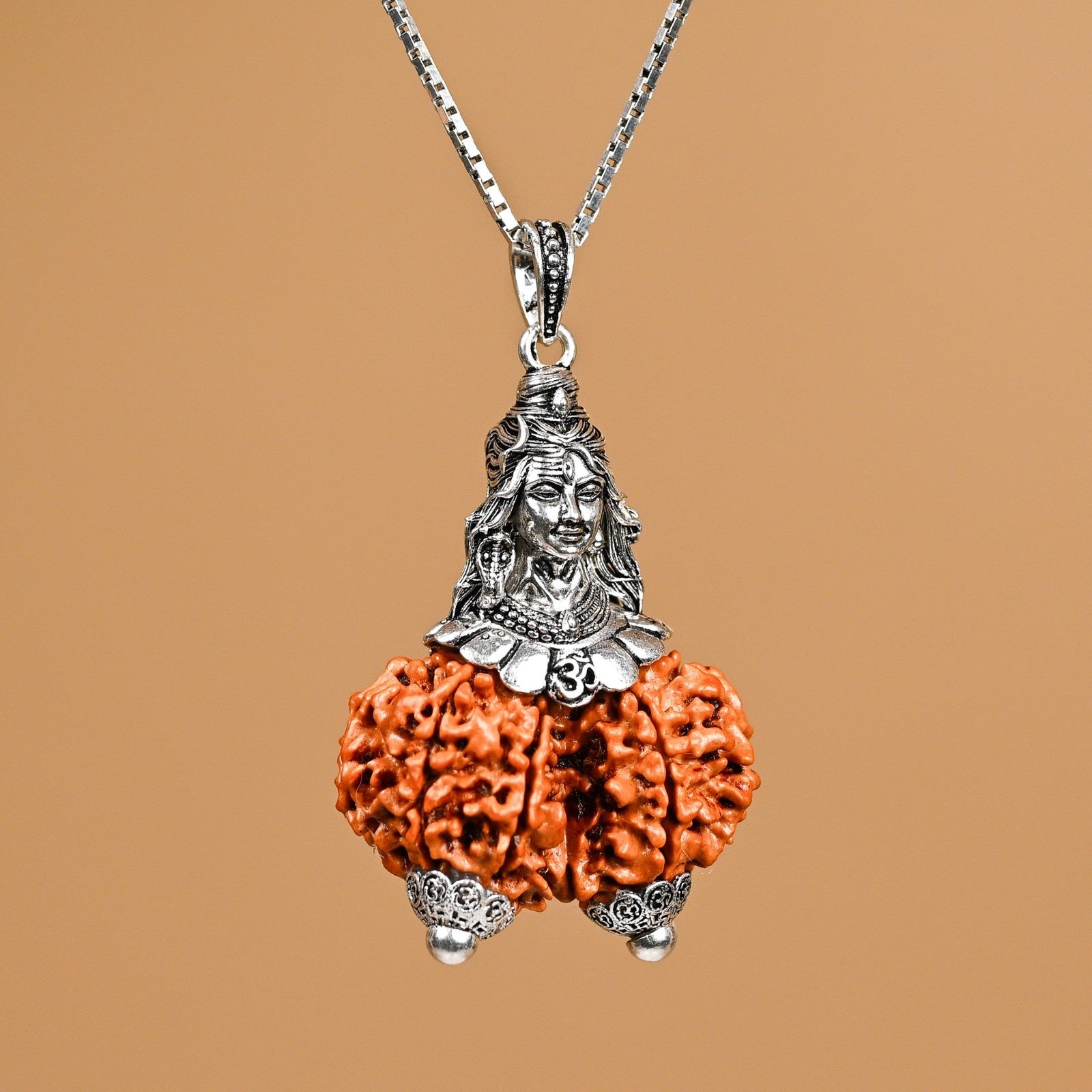 Gaurishankar Pendant with Gaurishankar Nepali Rudraksha