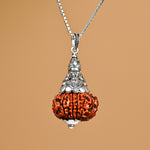 Hanumanji Pendant with 11 Mukhi Nepali  Rudraksha
